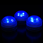 Blue Submersible LED Lights (Pack of 6pcs) Free Shipping 